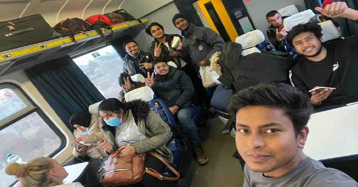 A group of Bangladeshi student stranded in Ukraine