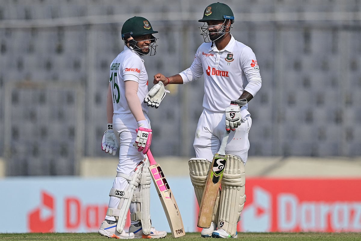 Mushfiqur Rahim and Liton Das saved Bangladesh from ignominy in the opening day of the Dhaka Test on 23 May, 2022