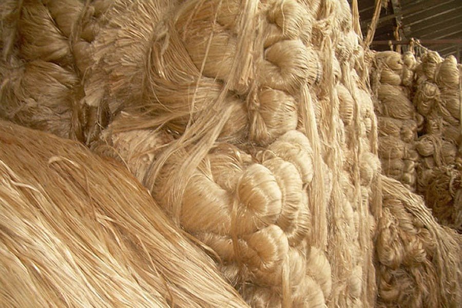 Bale of jute