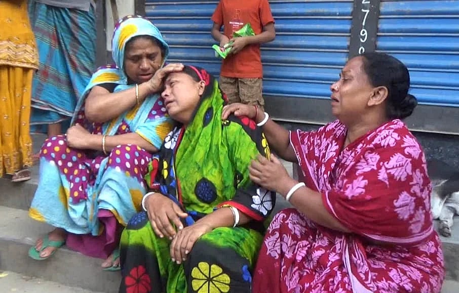 Family members broke into tears hearing the death news.