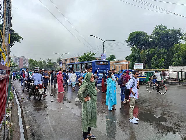 Commuters suffer as a limited number of buses were operating on Saturday.