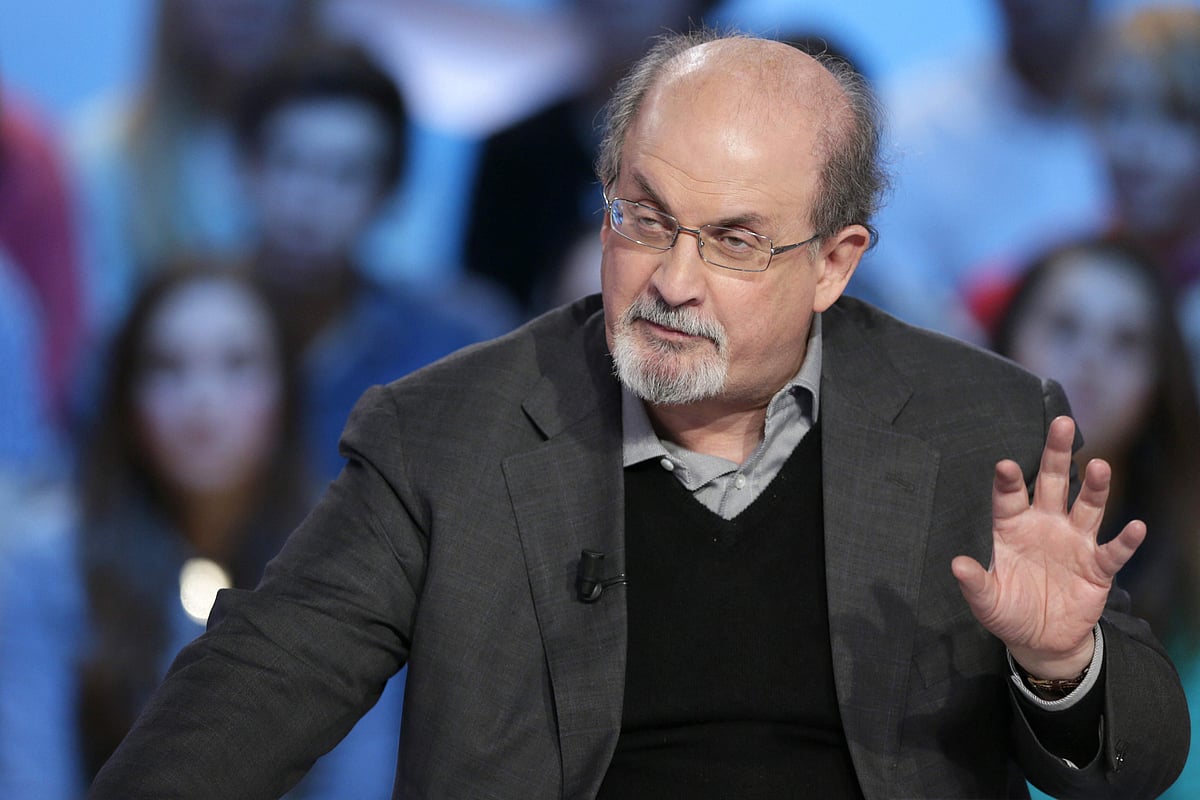 British author Salman Rushdie