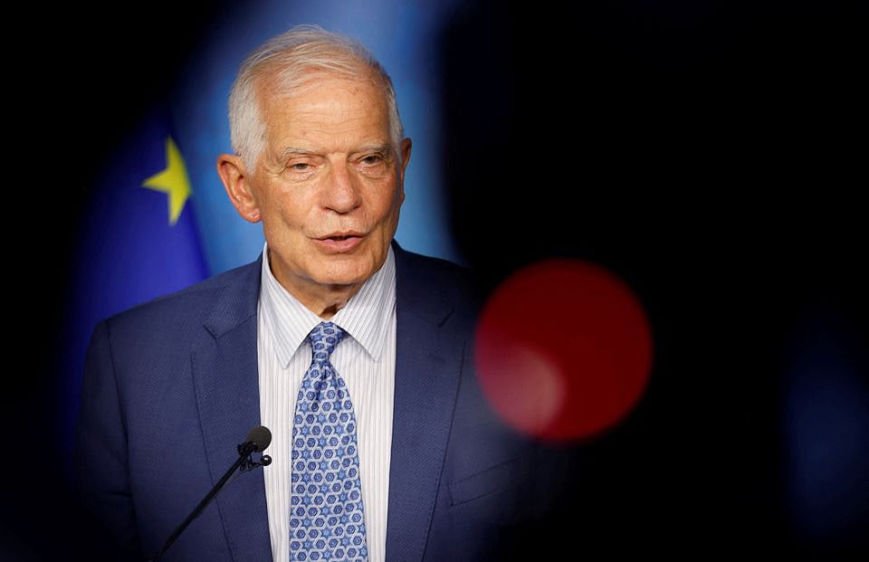 European Union Foreign Policy Chief Josep Borrell speaks on the tensions between the neighbouring Western Balkan nations in Brussels, Belgium, on 18 August, 2022.