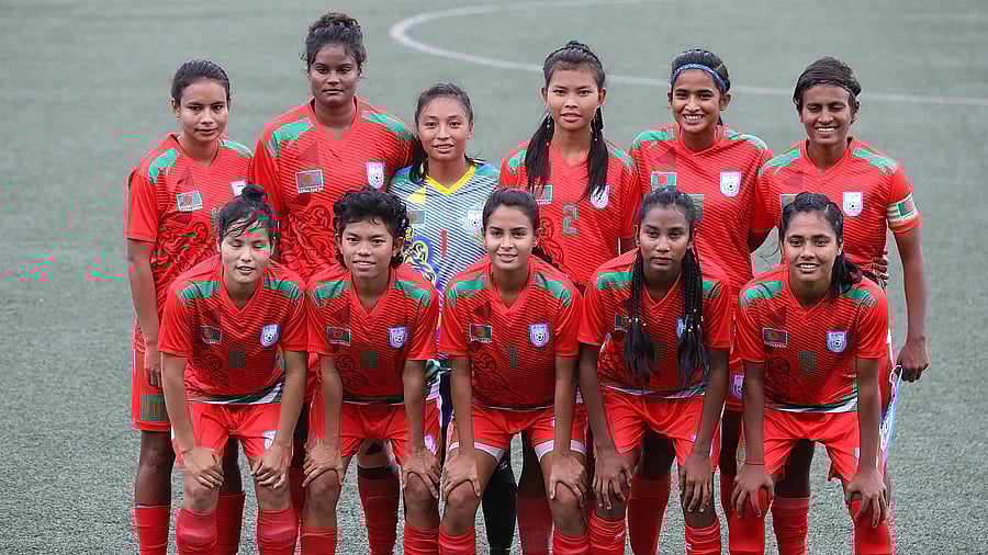 SAFF champions Bangladesh women's football team