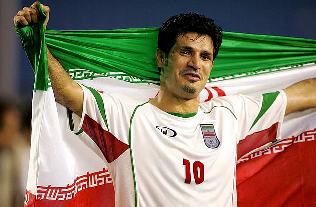Former Iran striker Ali Daei, the second highest goal-scorer ever in international football