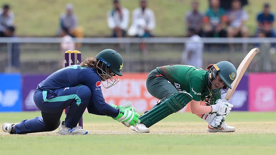 Several deliveries went below the knee cap during Bangladesh and Pakistan Women's Asia Cup match at the outer ground of the Sylhet International Cricket Stadium on 3 September, 2022