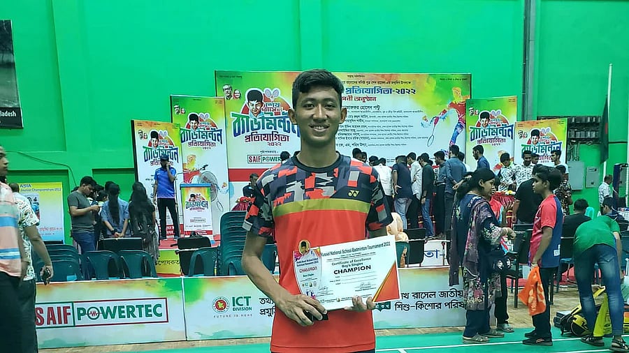Bishal Sharma, from a motor mechanic to a national champion in Badminton