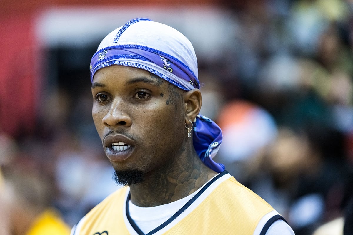 In this file photo taken on 30 April, 2022 Tory Lanez attends the 2022 Parlor Games Celebrity Basketball Classic at the Cox Pavilion in Las Vegas, Nevada. US rapper Tory Lanez was found guilty 23 December, 2022 of shooting Megan Thee Stallion after an argument in the Hollywood Hills in 2020.