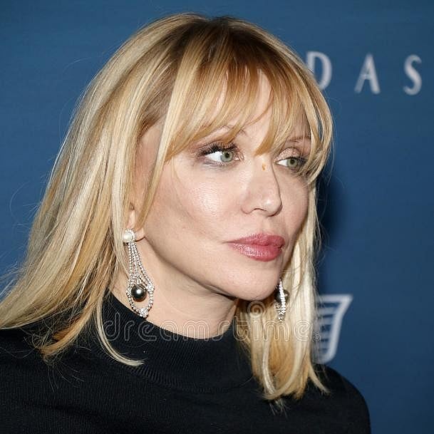 American singer Courtney Love.