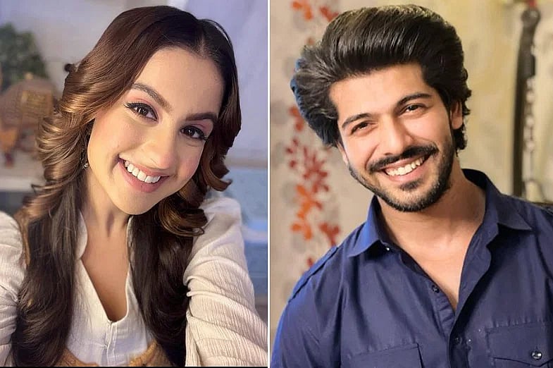 Indian TV Actress Tunisha Sharma and her co-star Sheezan Khan.