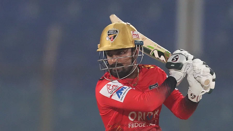 Comilla Victorians batsman Liton Das was named the player of the match against Chattogram Challengers in their BPL9 match at the Zahur Ahmed Chowdhury Stadium in Chattogram on 16 Janauary, 2023