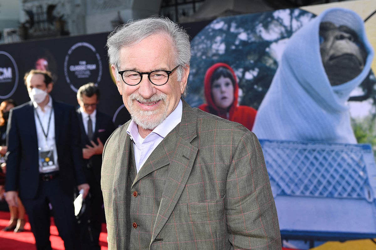 In this file photo taken on 21 April, 2022 US director Steven Spielberg attends the 40th Anniversary Screening of "ET the Extra-Terrestrial" presented on the Opening Night of the 2022 TCM Classic Film Festival at the TCL Chinese Theater in Hollywood.