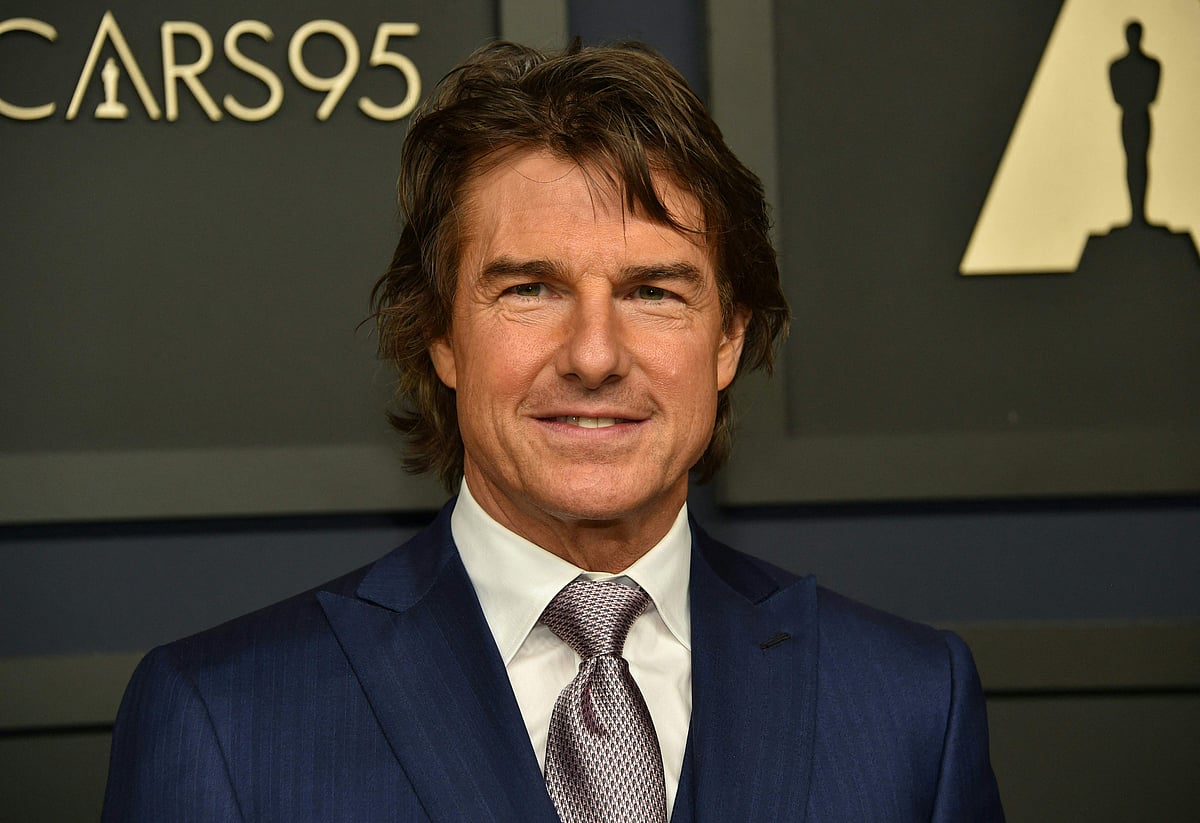 US actor Tom Cruise arrives for the 95th Annual Oscars Nominees Luncheon at the Beverly Hilton Hotel in Beverly Hills, California, on 13 February, 2023.