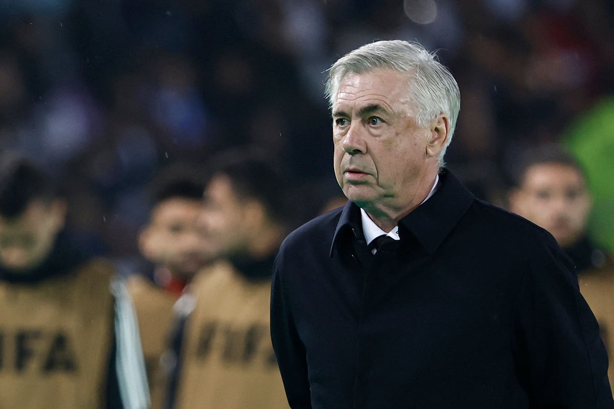 Real Madrid's Italian coach Carlo Ancelotti
