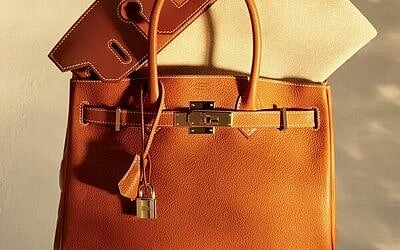 The Birkin handbag of Hermes brand.