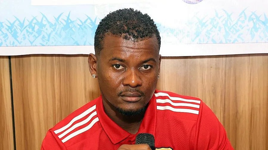 Seychelles football team captain Stenio Marie