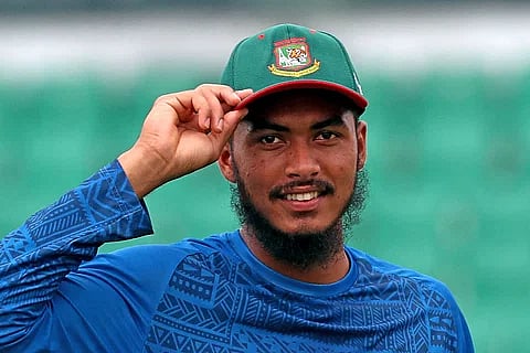 Leg-spinner Rishad Hossain