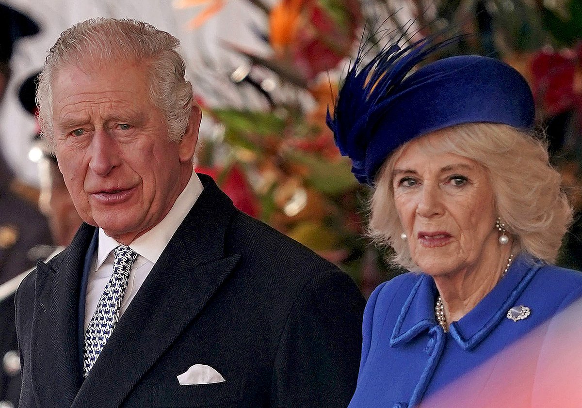 Britain's King Charles III and Britain's Camilla, Queen Consort