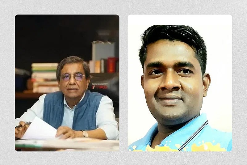 Prothom Alo editor Matiur Rahman and staff correspondent Samsuzzaman