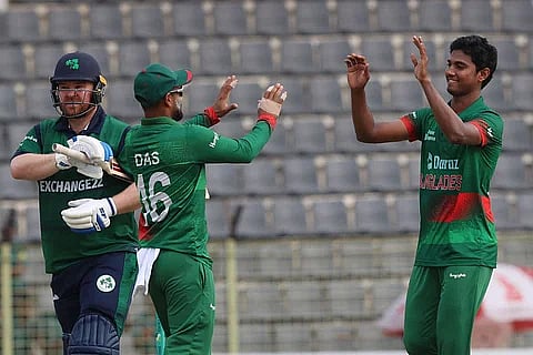 Hasan Mahmud claimed his maiden five-wicket haul in ODIs