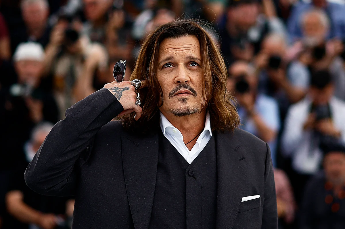 The 76th Cannes Film Festival - Photocall for the film 'Jeanne du Barry ' Out of competition - Cannes, France, 17 May, 2023. Johnny Depp poses.