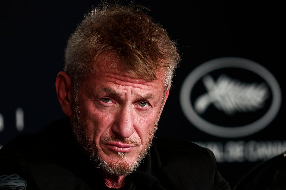 The 76th Cannes Film Festival - Press conference of the film "Black Flies" in competition - Cannes, France, 19 May, 2023. Cast member Sean Penn attends.