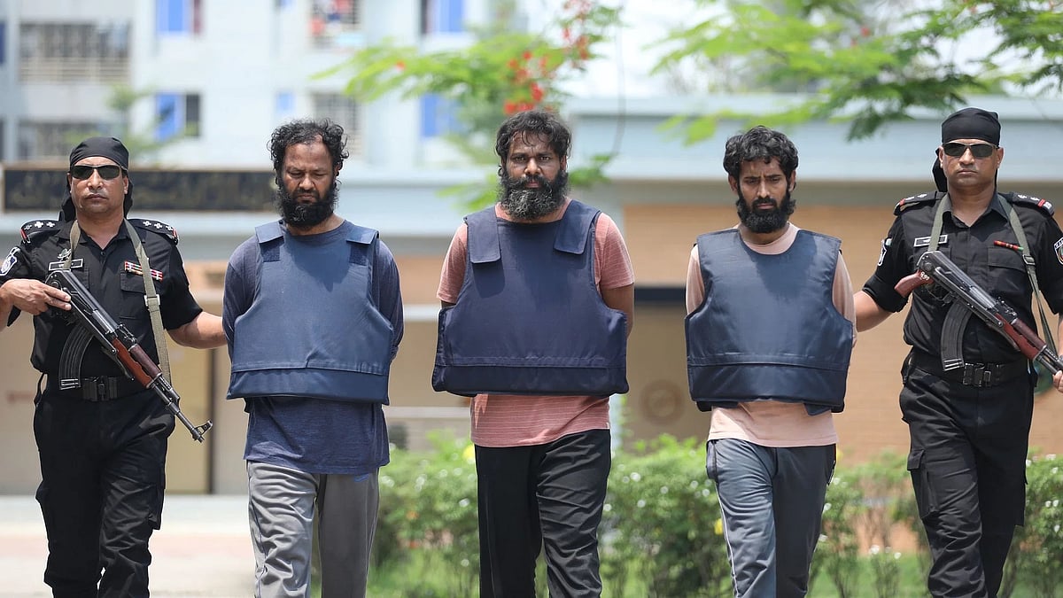 RAB arrested 4 members of Jama'atul Ansar Fil Hindal Sharqiya on Monday