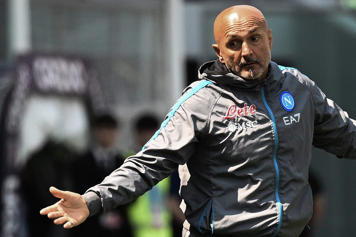 Napoli's Italian coach Luciano Spalletti