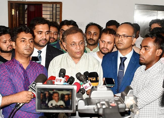 Incumbent govt will be in office during polls: Hasan