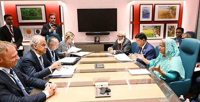 Prime minister Sheikh Hasina’s met with Italy’s agriculture minister Francesco Lollobrigida, interior minister Matteo Piantedosi and justice minister Carlo Nordio on Monday