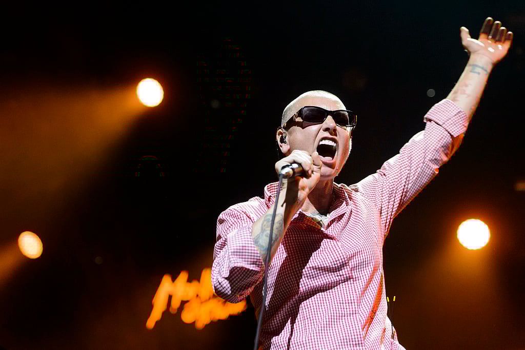 Irish singer Sinead O’Connor performs on the Stravinski Hall stage at the 49th Montreux Jazz Festival, in Montreux, Switzerland on July 4, 2015