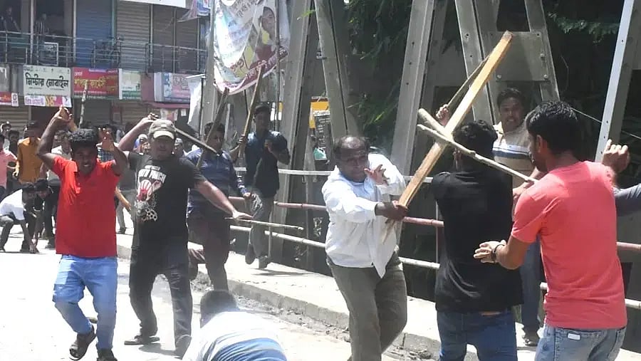 Awami League-BNP followers engaged in a clash at the Shapla Chattar area in Khagrachhari on 18 July 2023