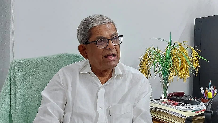 BNP secretary general Mirza Fakhrul Islam Alamgir at the Gulshan office of party chairperson in Dhaka on 23 July, 2023.