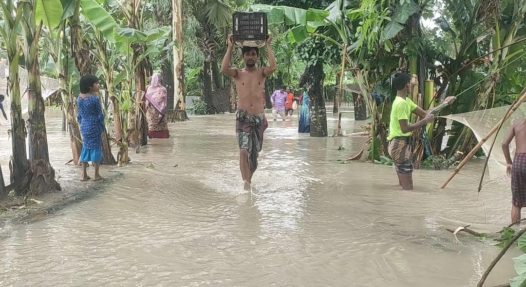 Kurigram flood situation improves as water level of rivers receding