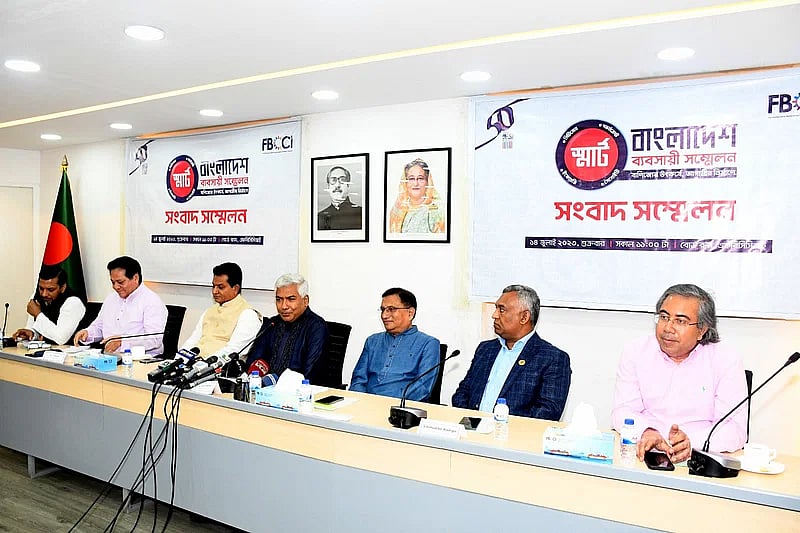 FBCCI leaders at the media conference on 14 July, 2023