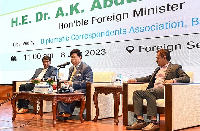 The foreign minister, speaking at the DCAB Talk held at the Foreign Service Academy, said that Bangladesh’s rapid development has made many envious