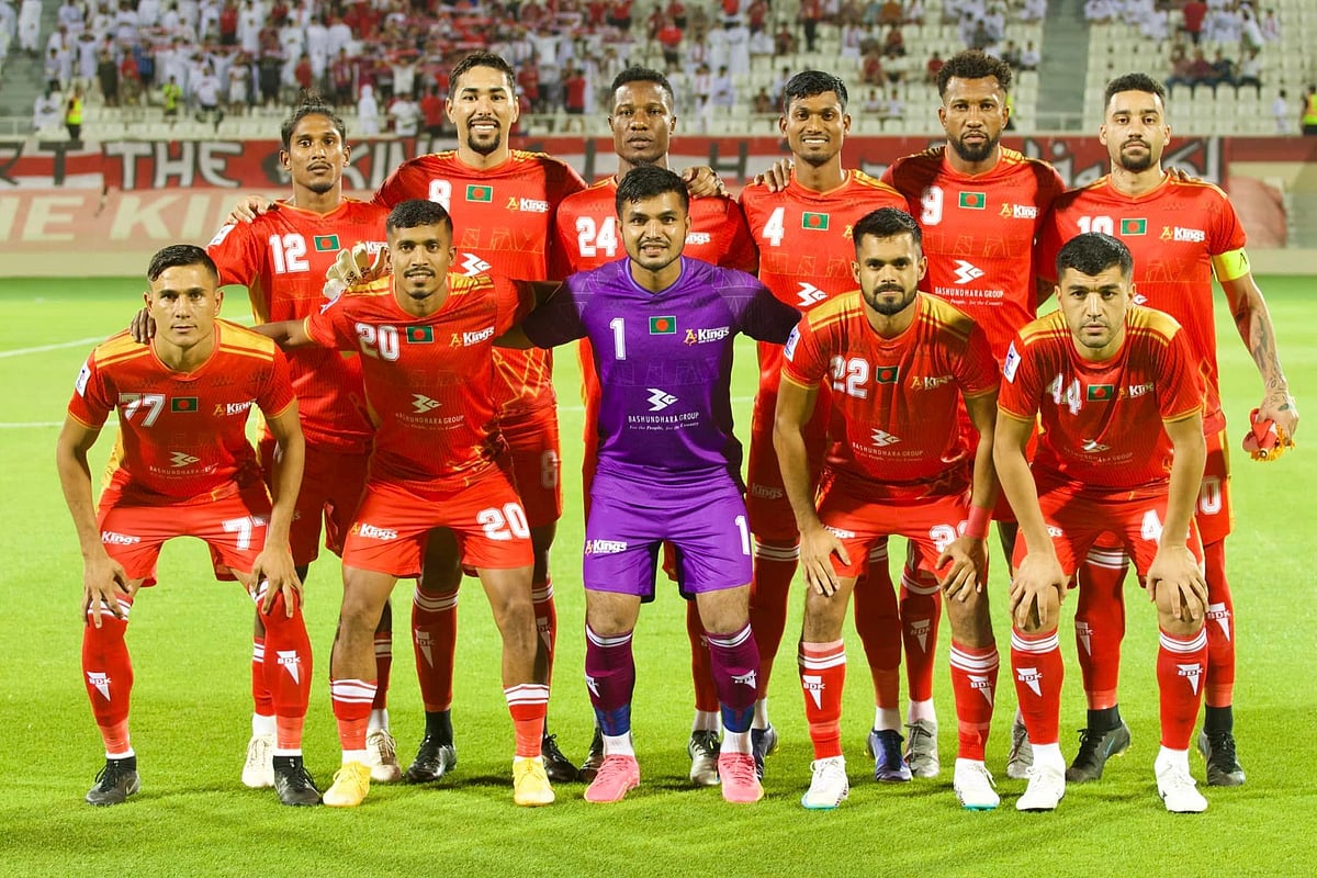 Bashundhara Kings took on Sharjah FC in the preliminary match of the AFC Champions League in Sharjah, UAE on 16 August 2023
