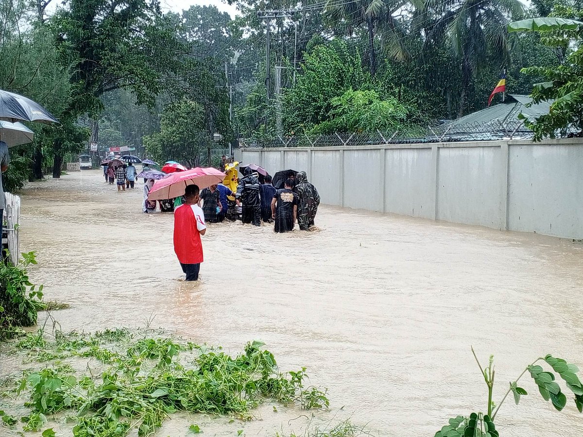 Bandarban, around 30,000 people marooned