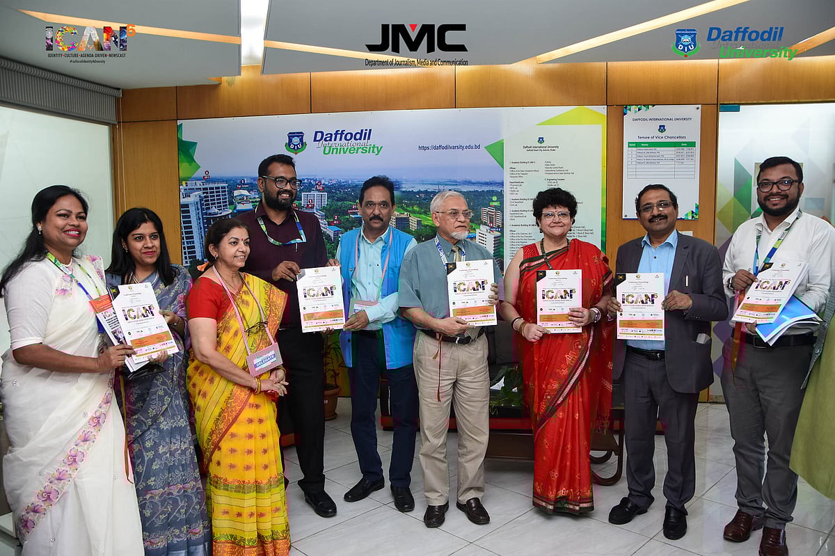 The two-day-long sixth edition of the prestigious Identity, Culture, and Agenda-driven Newscast International Conference 2023, popularly known as ICAN6, jointly organised by the Department of Journalism, Media and Communication, and International Affairs, concluded at Daffodil International University in Dhaka