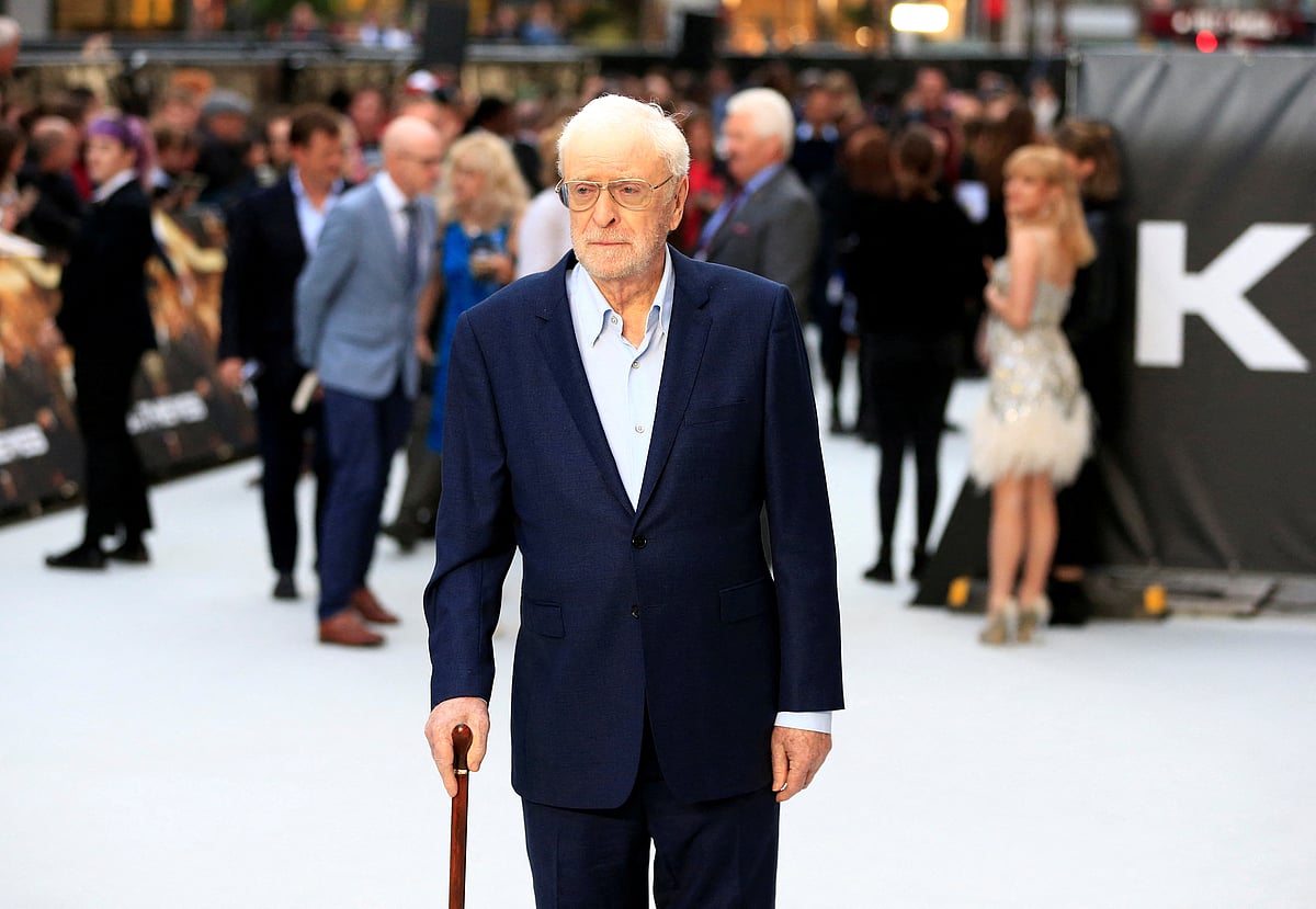 Actor Michael Caine arrives at the world premiere of King of Thieves in London, Britain, 12 September, 2018.