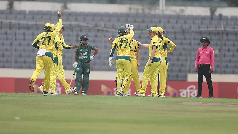 Bangladesh women cricket team sees another big defeat.