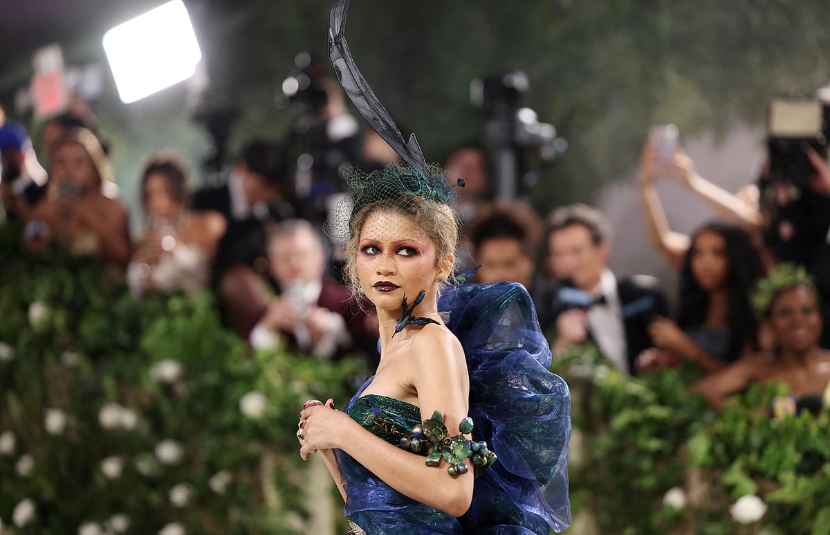 Zendaya poses at the Met Gala, an annual fundraising gala held for the benefit of the Metropolitan Museum of Art's Costume Institute with this year's theme 'Sleeping Beauties: Reawakening Fashion' in New York City, New York, US, 6 May, 2024.