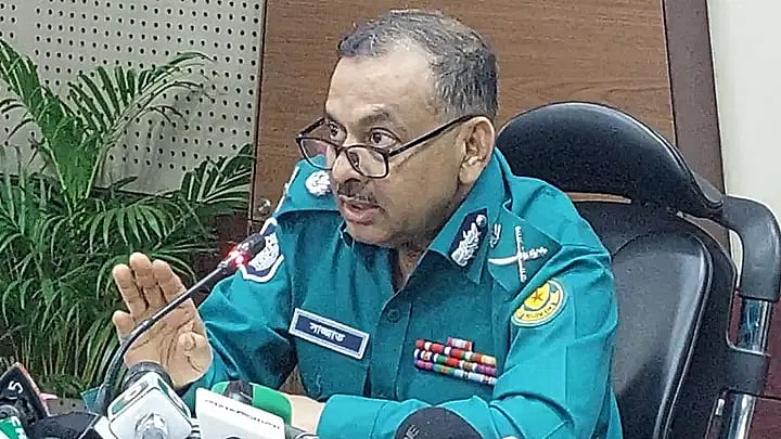 Dhaka Metropolitan Police (DMP) Commissioner Sheikh Md Sazzat Ali