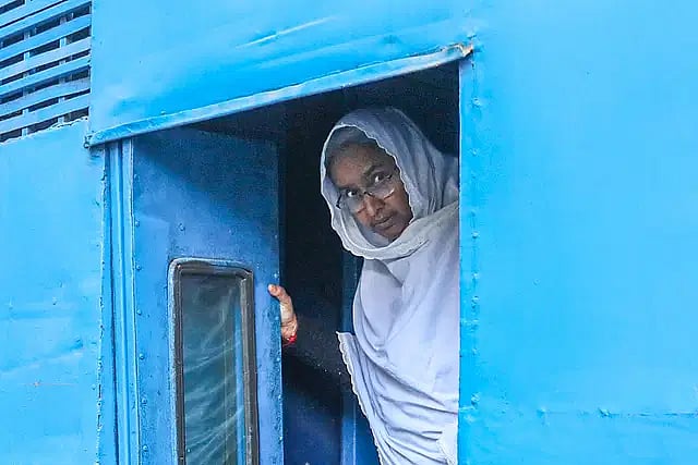 Former education minister Dipu Moni was brought to court today, Monday. CMM Court, 20 January