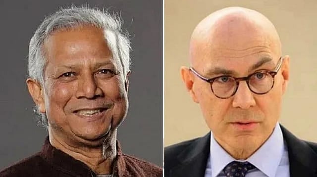 Bangladesh Chief Adviser Professor Muhammad Yunus and UN High Commissioner for Human Rights Volker Türk held a meeting on the sidelines of the World Economic Forum annual meeting in the Swiss mountain city of Davos on 22 January 2025