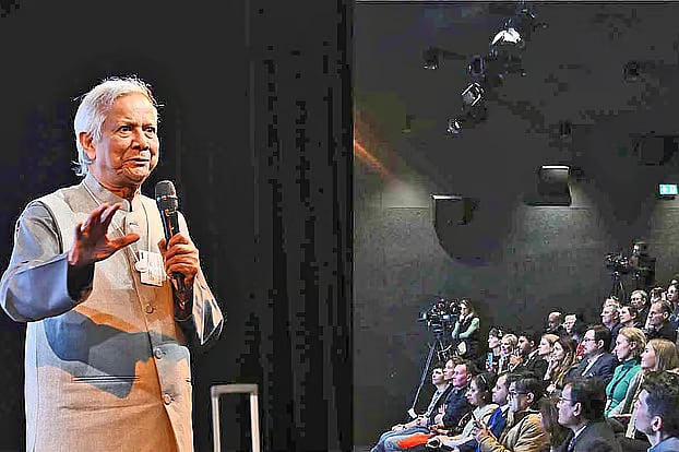 Professor Yunus was a guest at the World Economic Forum meet in Davos two weeks ago