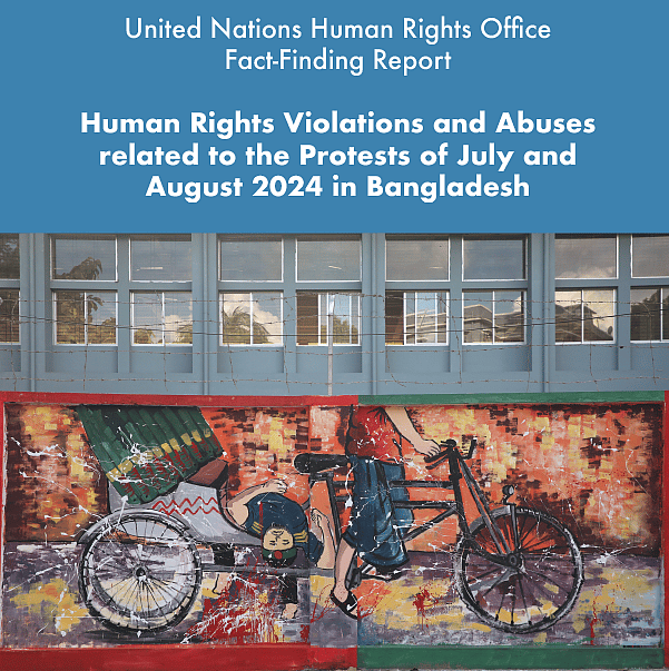 Front cover of the UN fact-finding report on July-August movement in Bangladesh