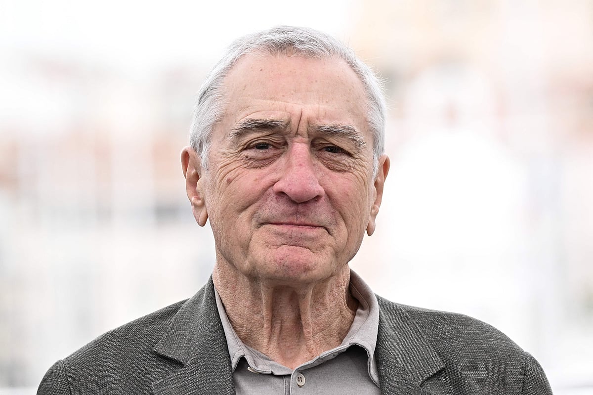 US actor Robert de Niro poses during a photocall for the film "Killers of the Flower Moon" at the 76th edition of the Cannes Film Festival in Cannes, southern France, on 21 May, 2023.