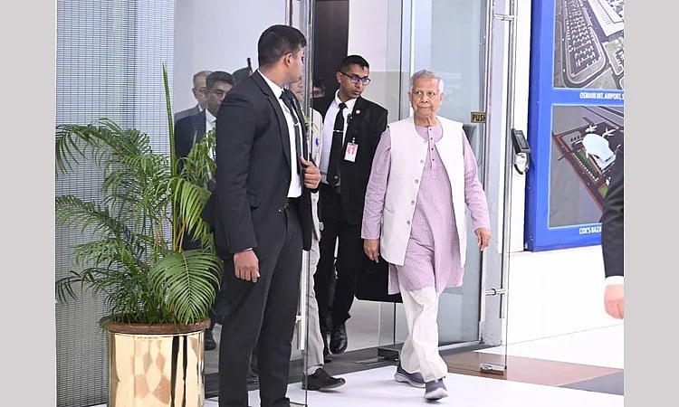 Chief Adviser Professor Muhammad Yunus leaves Dhaka for Doha on 21 April 2025