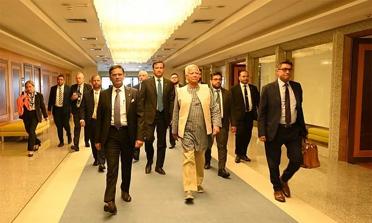 Chief Adviser Professor Muhammad Yunus left Rome for home on 27 April 2025 after joining the funeral mass of Pope Francis at St. Peter’s Square in Vatican City